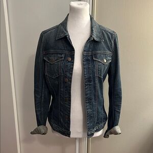7 For All Mankind Dark Blue Jean Jacket